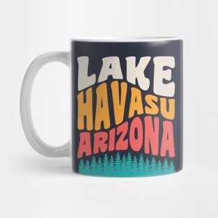 Lake Havasu Arizona Boating Retro Vintage Typography Mug